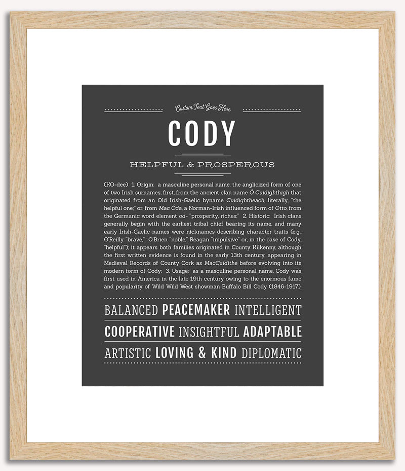 Cody | Name Art Print