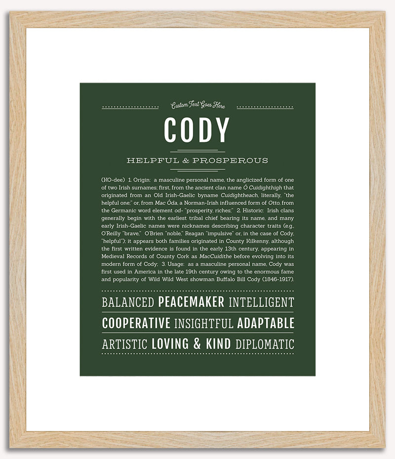 Cody | Name Art Print