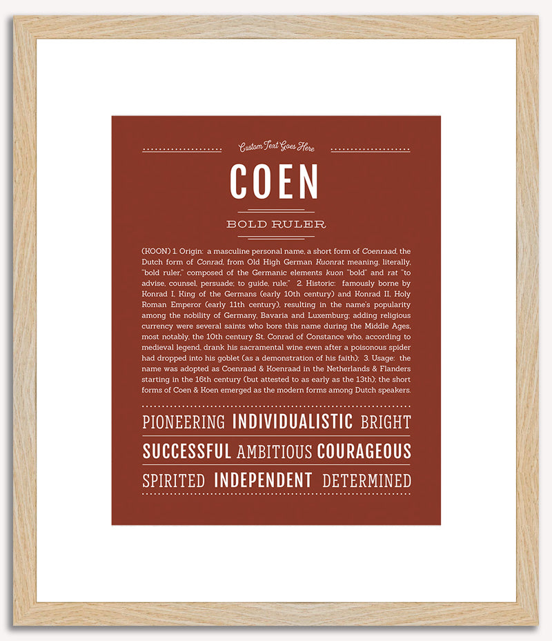 Coen | Name Art Print