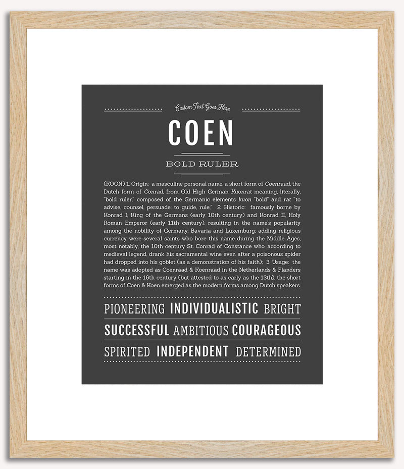 Coen | Name Art Print