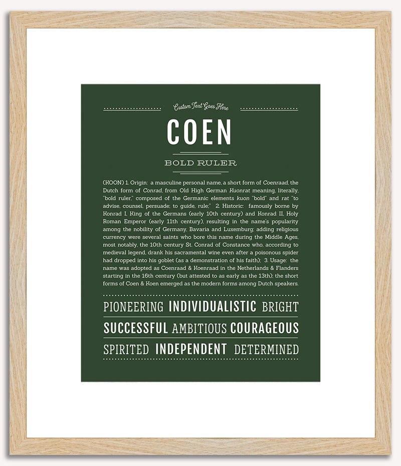 Coen | Name Art Print