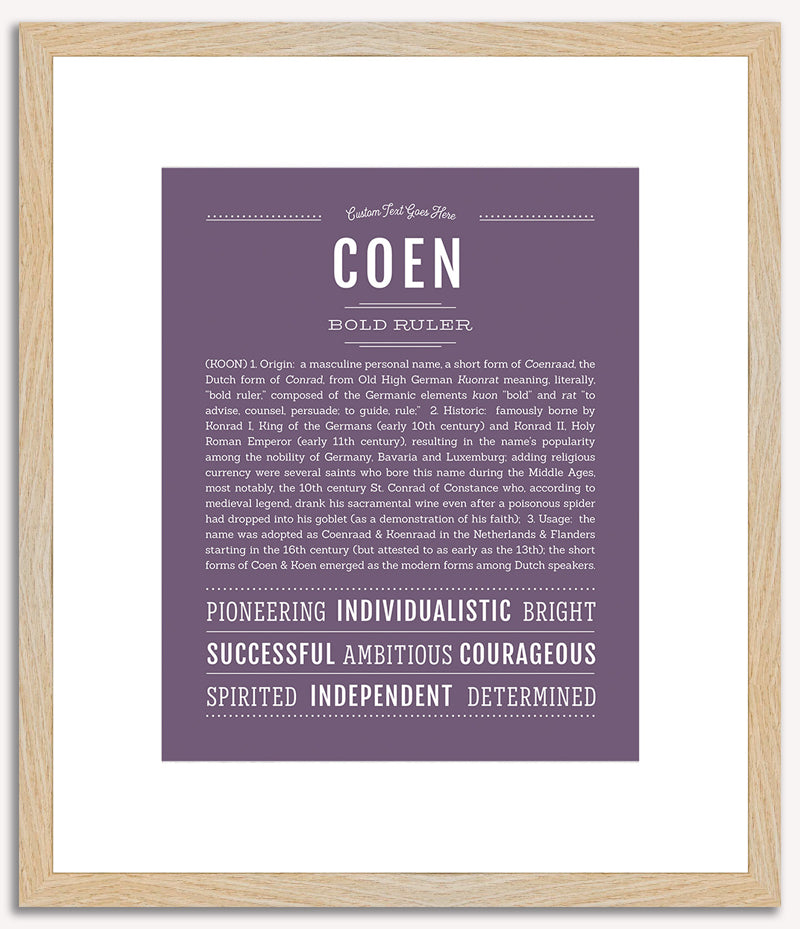 Coen | Name Art Print