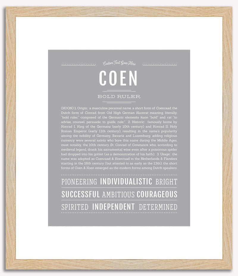 Coen | Name Art Print