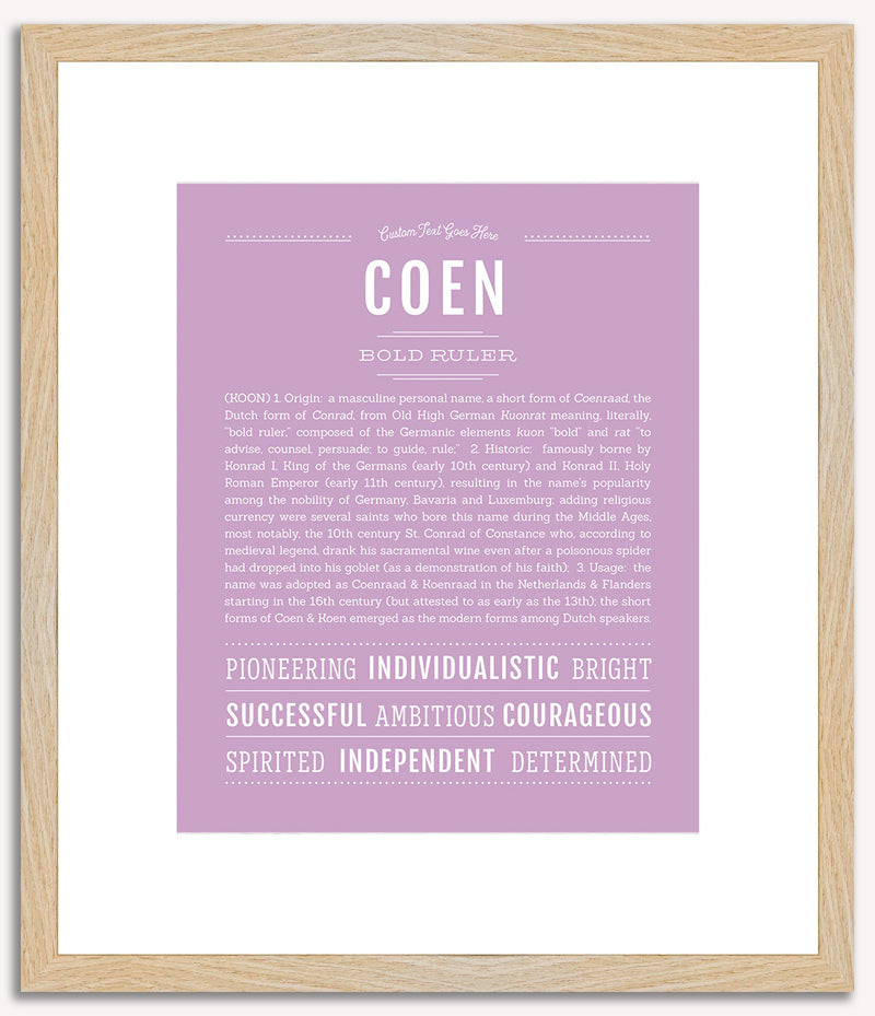 Coen | Name Art Print