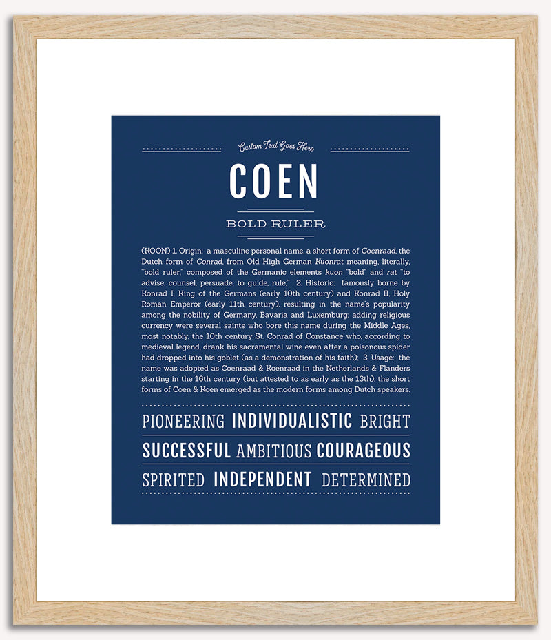 Coen | Name Art Print