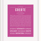 Frame Options | Dark Pink | White Frame, Matted