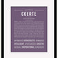 Frame Options | Deep Purple | Black Frame, Matted