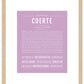 Frame Options | Lilac | Maple Frame, Matted
