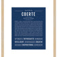 Frame Options | Midnight Blue | Maple Frame, Matted