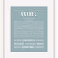 Frame Options | Powder Blue | White Frame, Matted