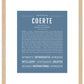 Frame Options | Steele Blue | Maple Frame, Matted