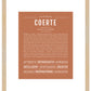Frame Options | Terra Cotta | Maple Frame, Matted