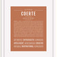 Frame Options | Terra Cotta | White Frame, Matted