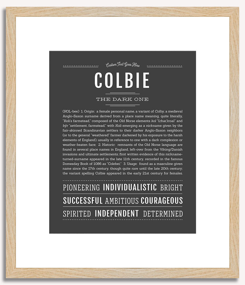 Colbie | Name Art Print