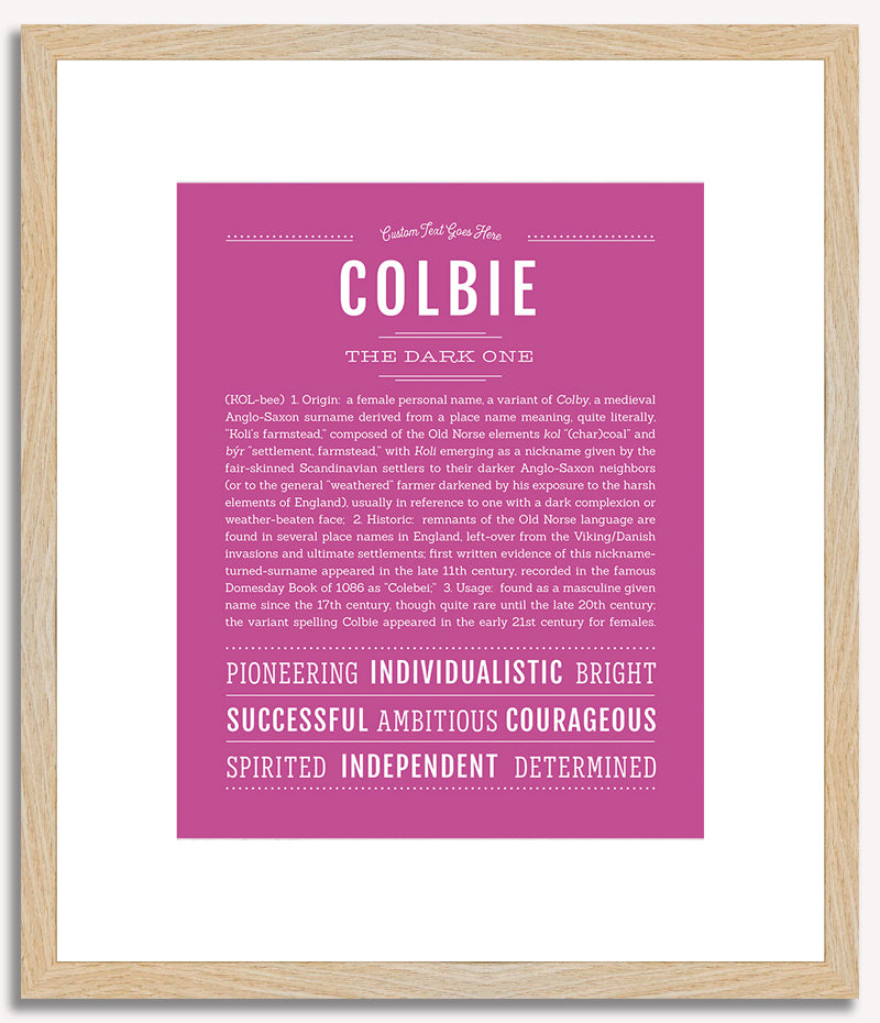 Colbie | Name Art Print