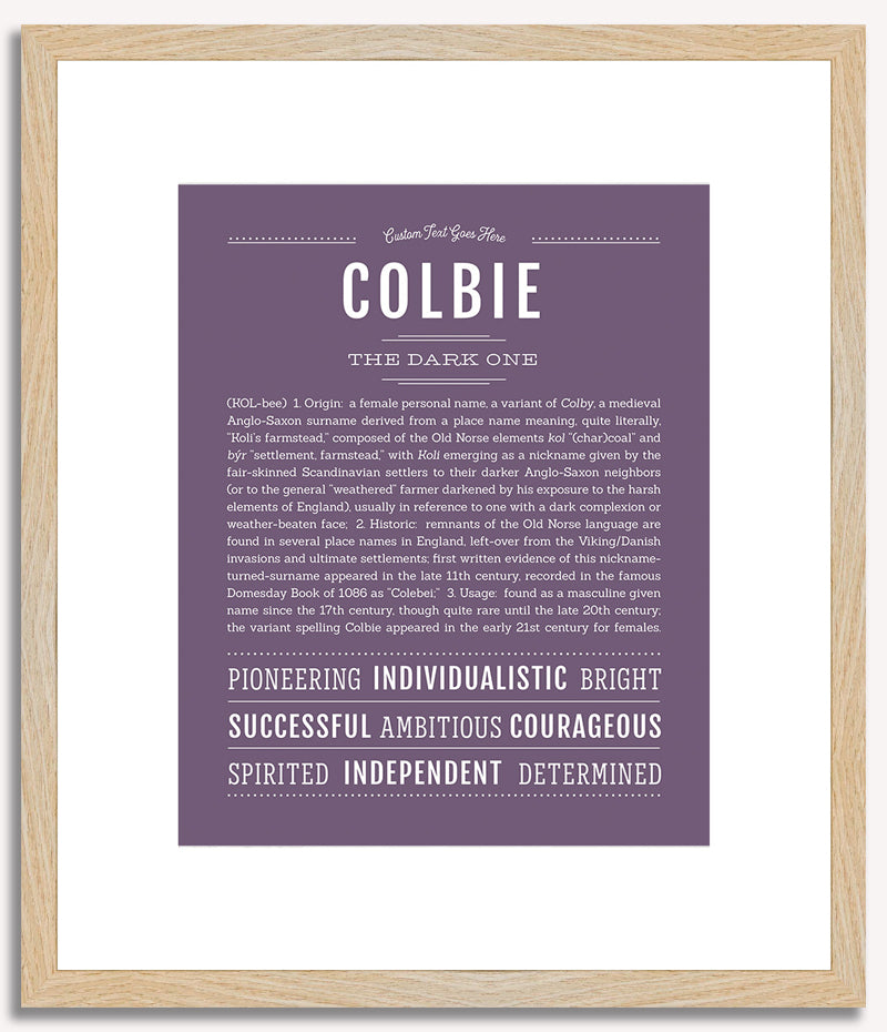 Colbie | Name Art Print