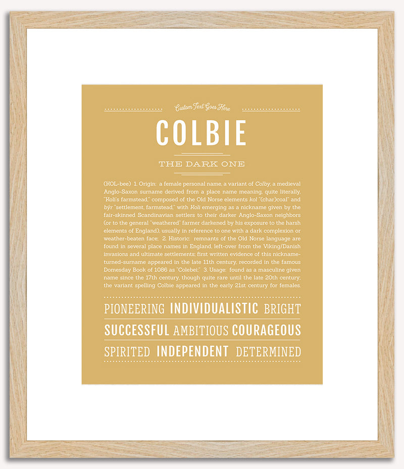 Colbie | Name Art Print