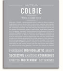 Colbie | Name Art Print – Name Stories