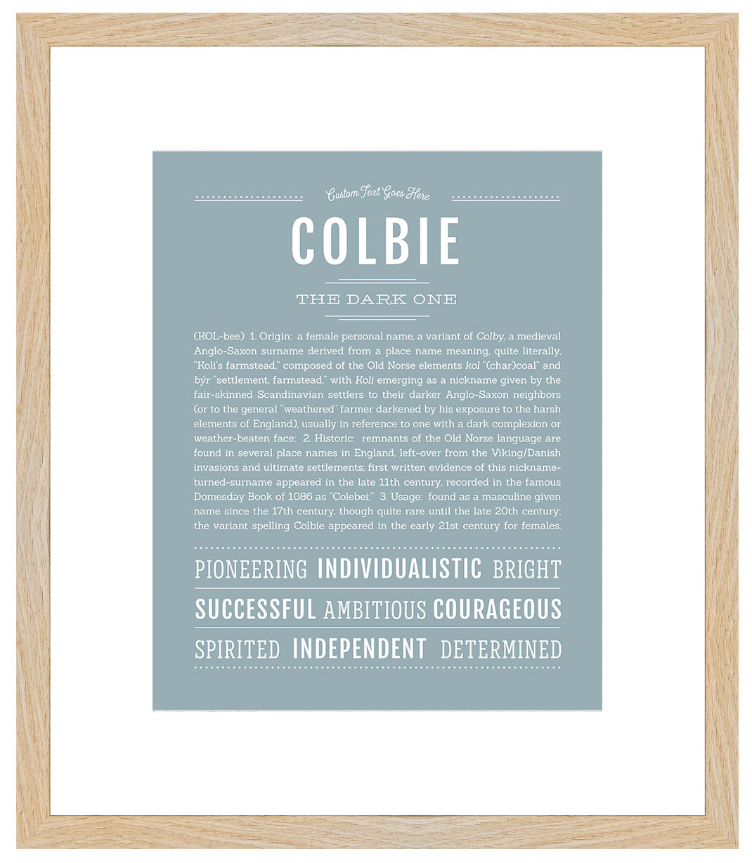 Colbie | Name Art Print