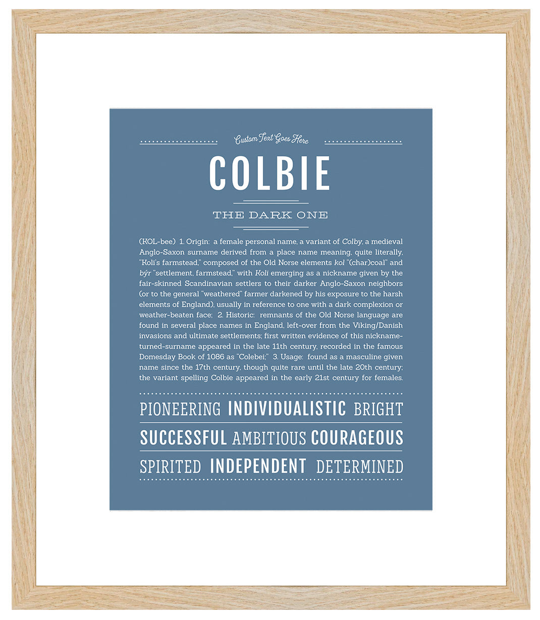 Colbie | Name Art Print