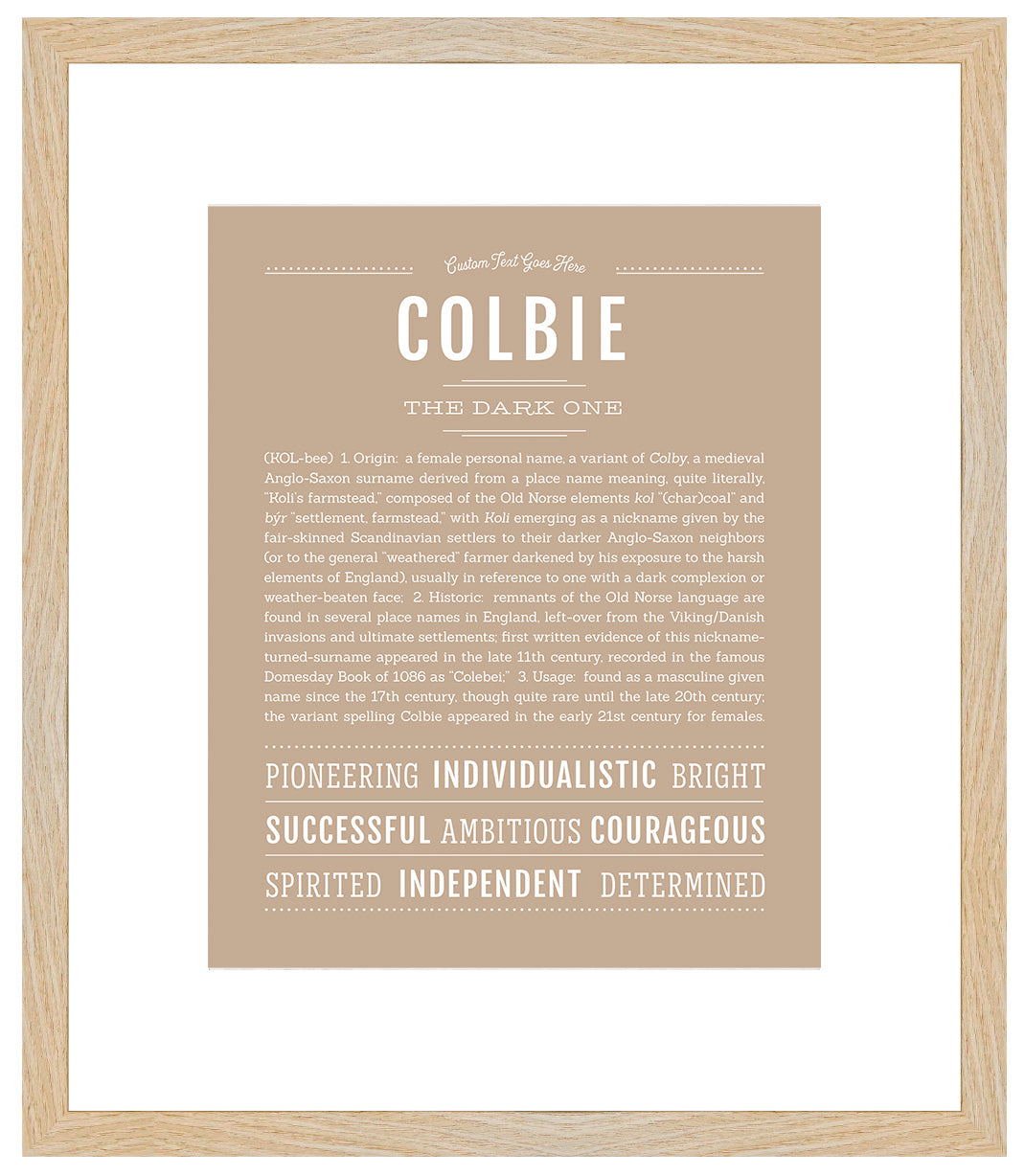 Colbie | Name Art Print