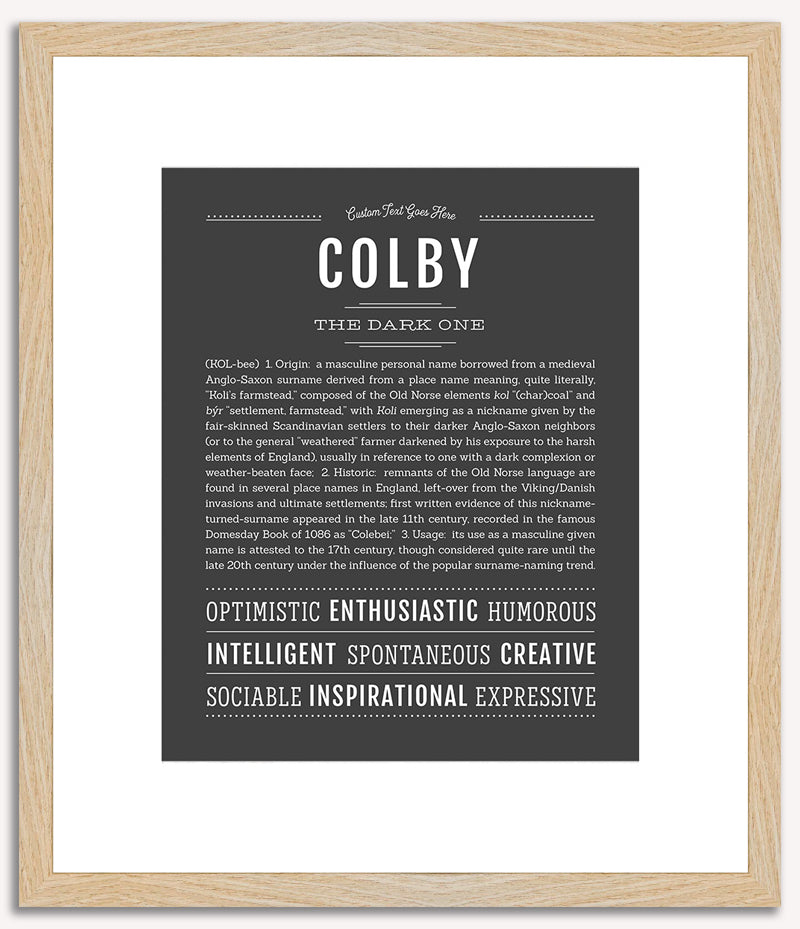 Colby | Name Art Print