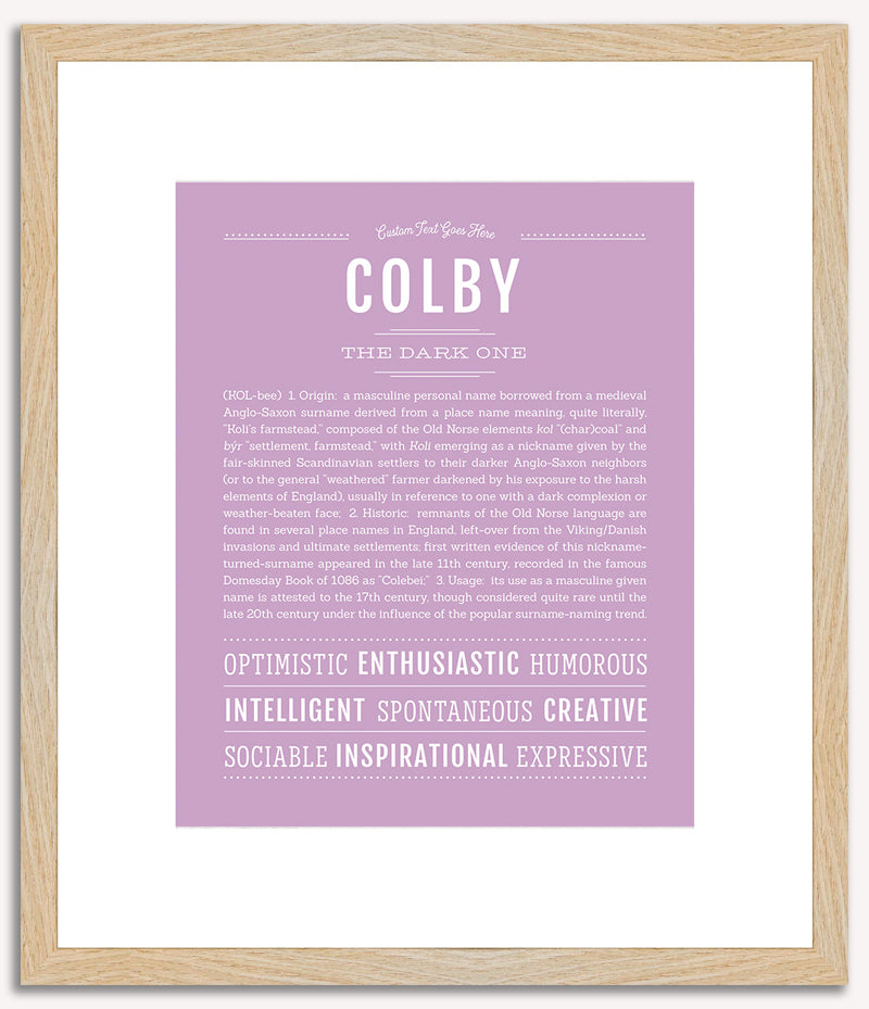 Colby | Name Art Print