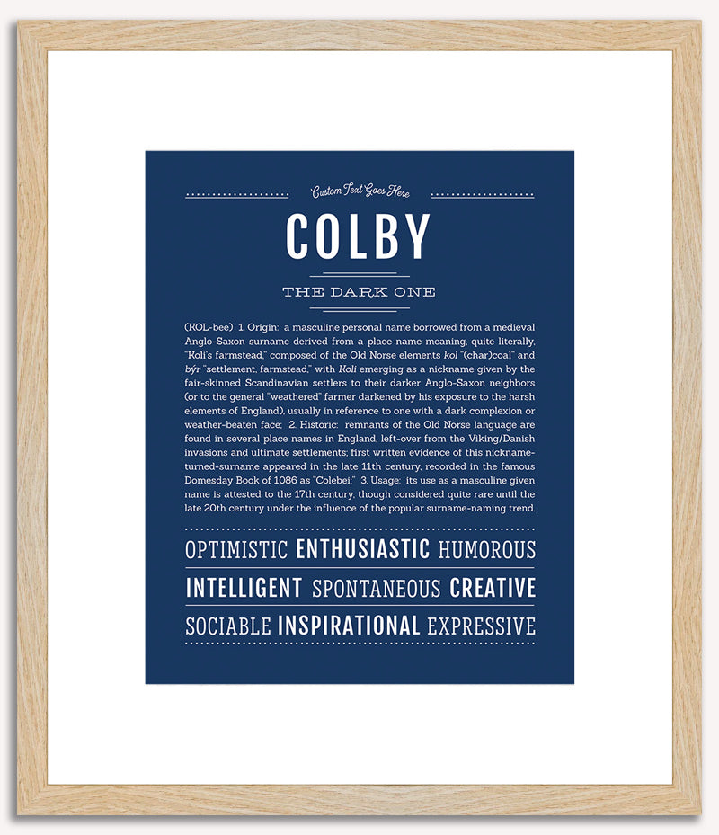 Colby | Name Art Print