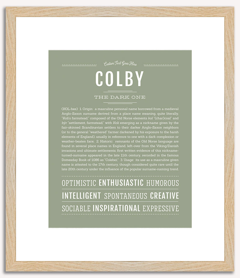 Colby | Name Art Print