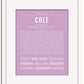 Frame Options | Lilac | White Frame, Matted