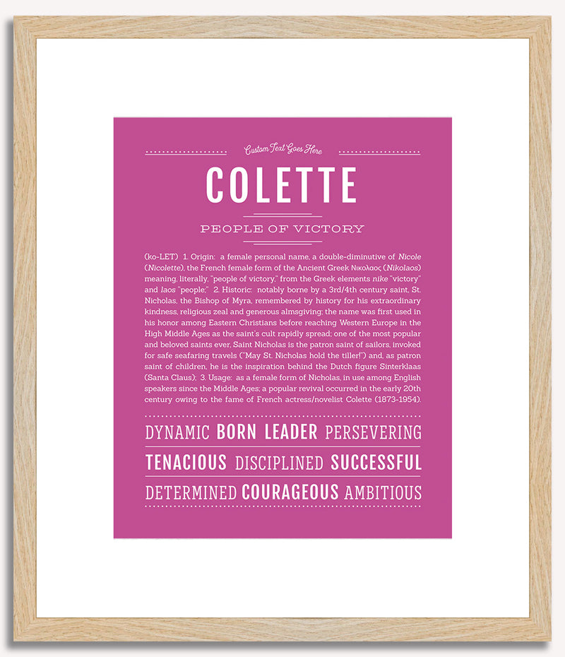 Colette | Name Art Print