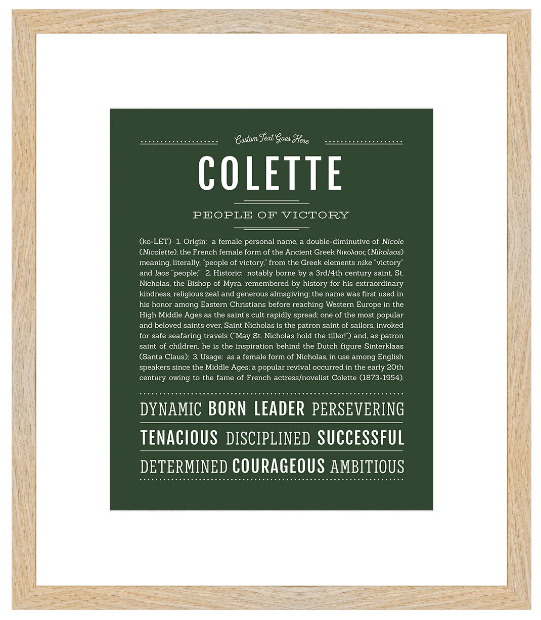 Colette | Name Art Print