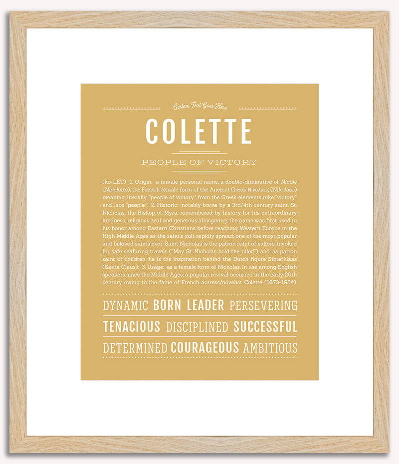 Colette | Name Art Print