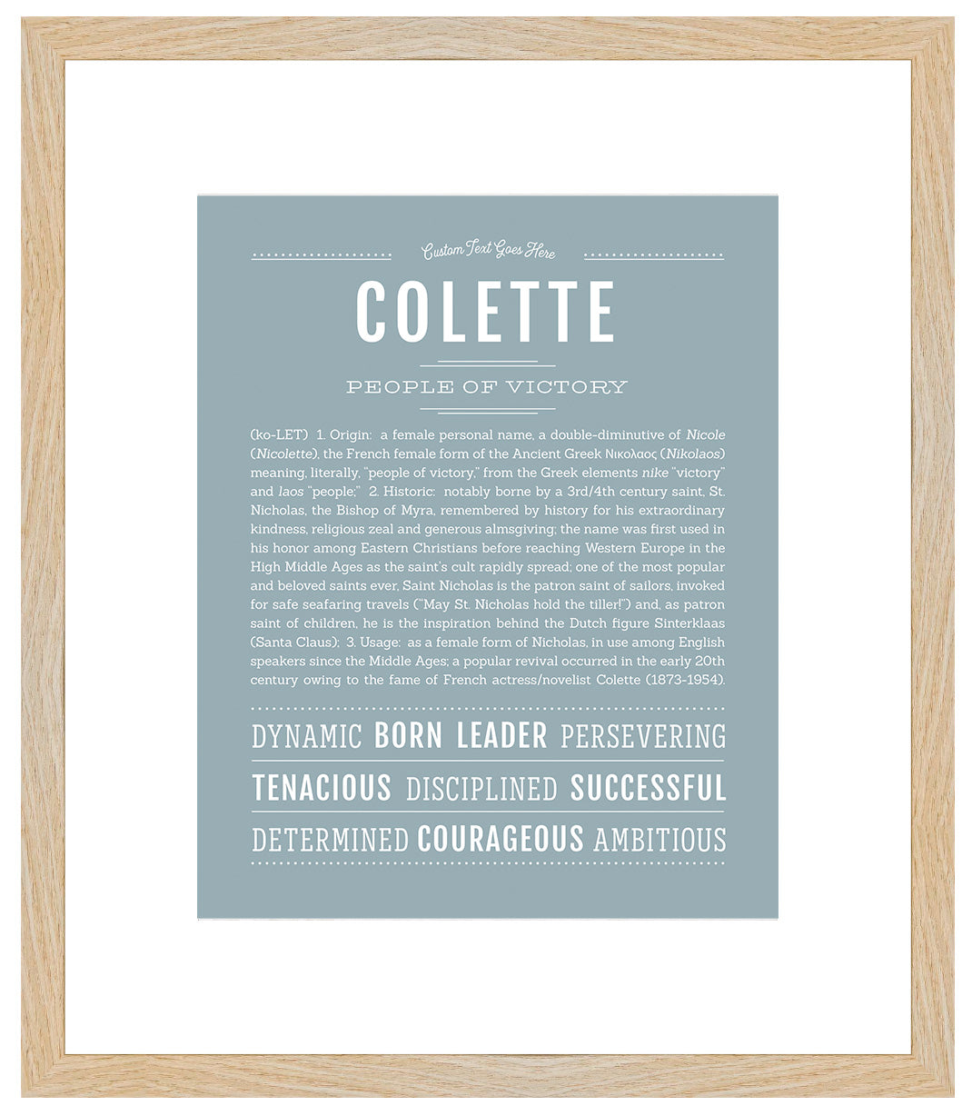 Colette | Name Art Print