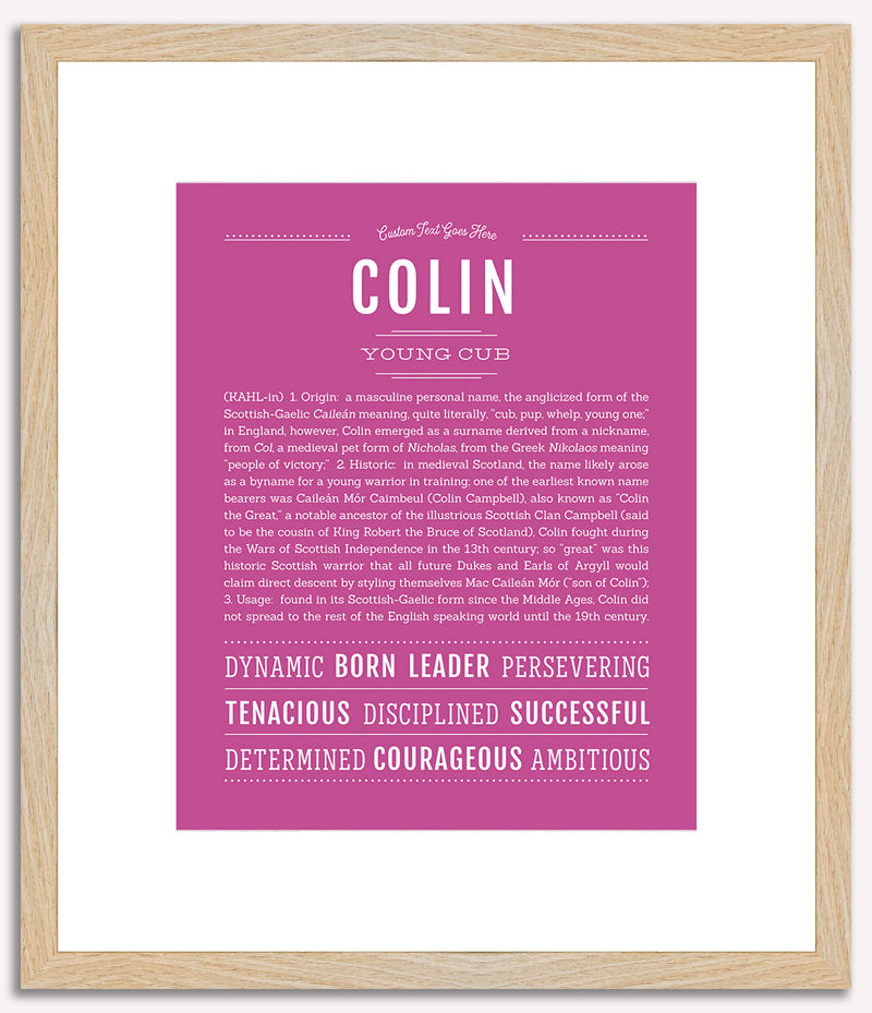 Colin | Name Art Print