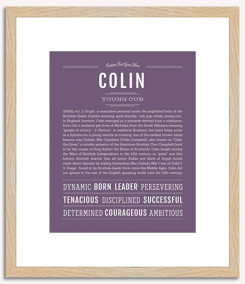 Colin | Name Art Print