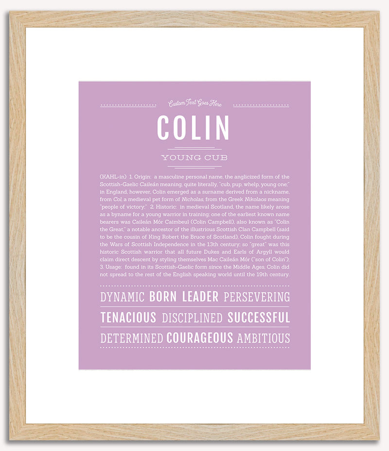 Colin | Name Art Print