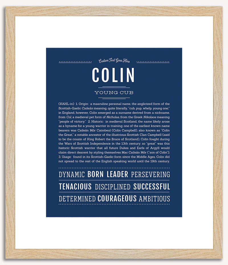 Colin | Name Art Print