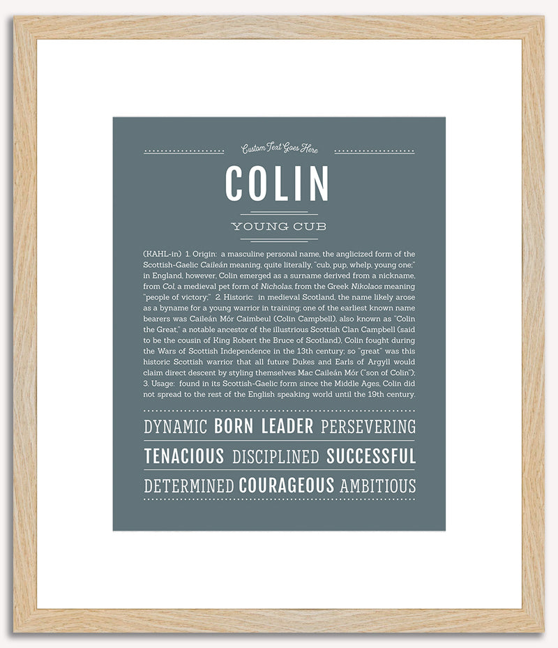 Colin | Name Art Print