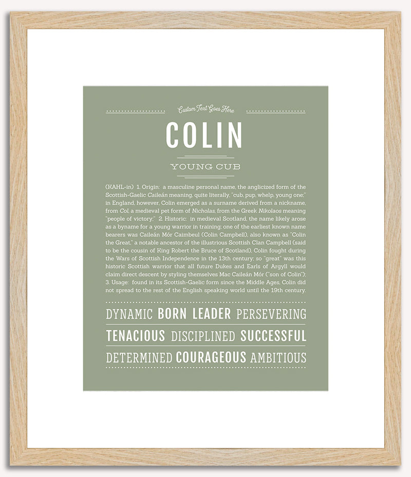 Colin | Name Art Print