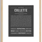 Collette | Name Art Print