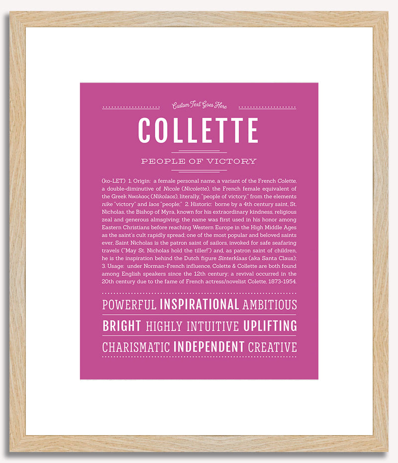 Collette | Name Art Print