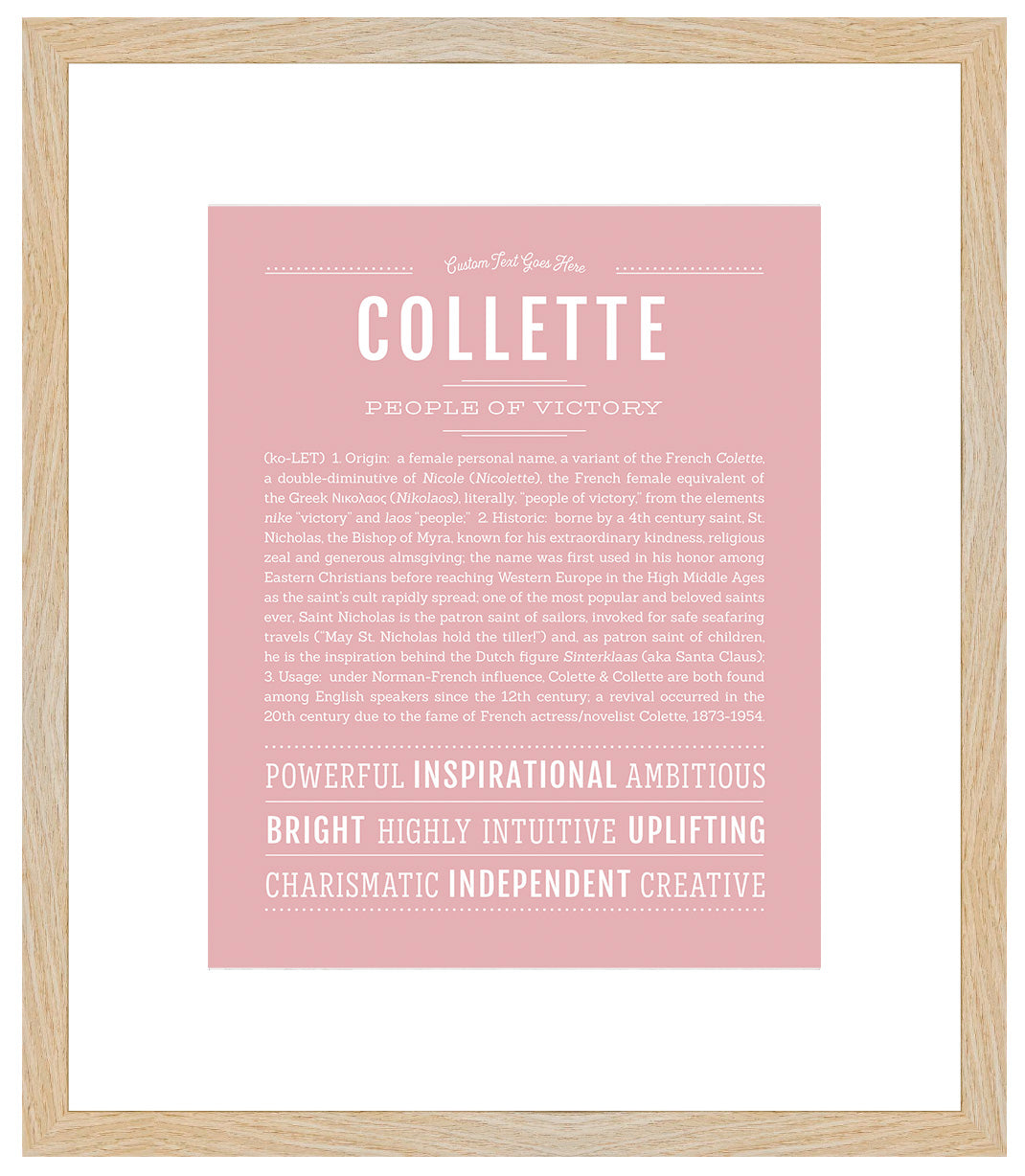 Collette | Name Art Print