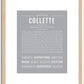 Collette | Name Art Print