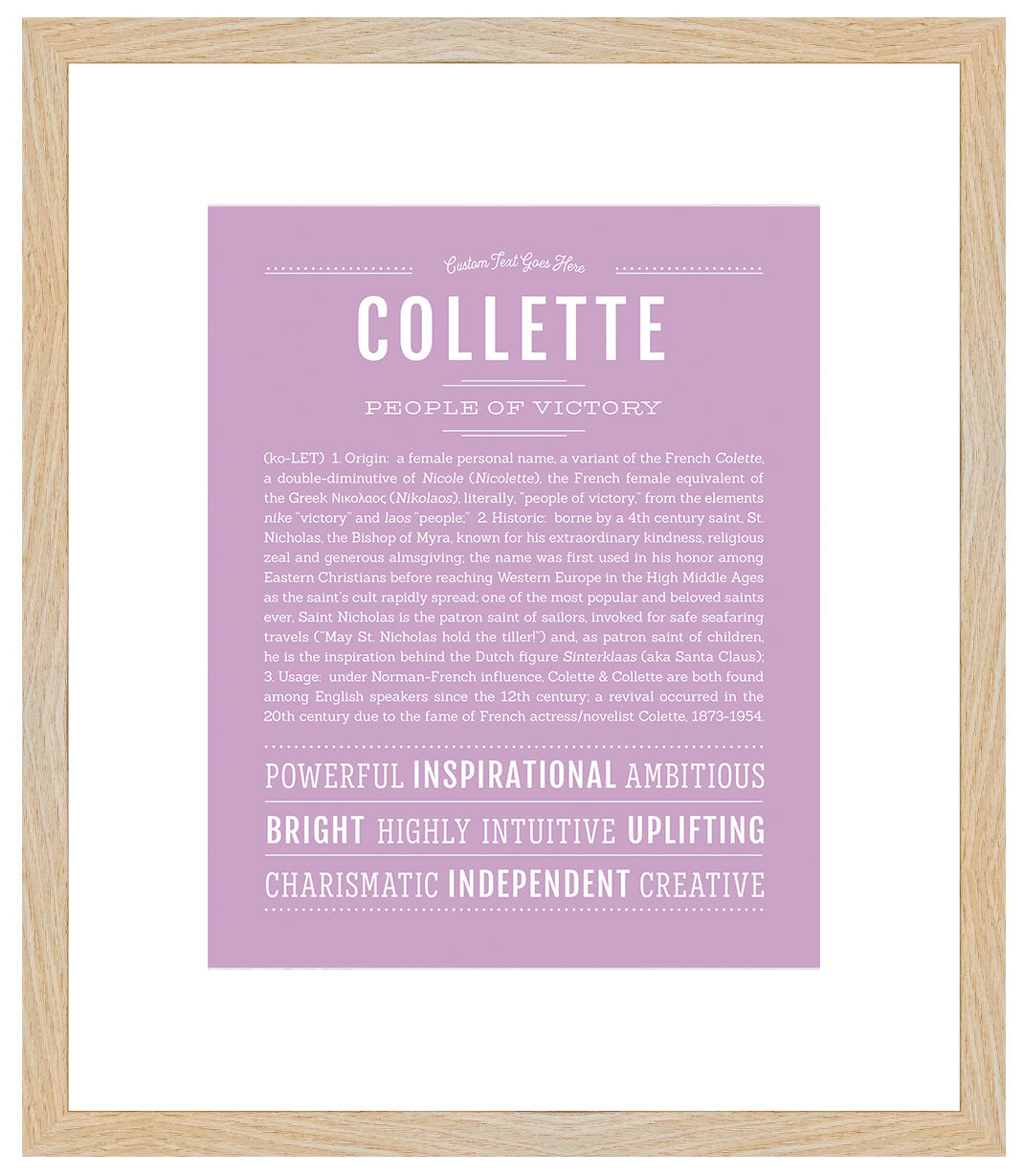 Collette | Name Art Print