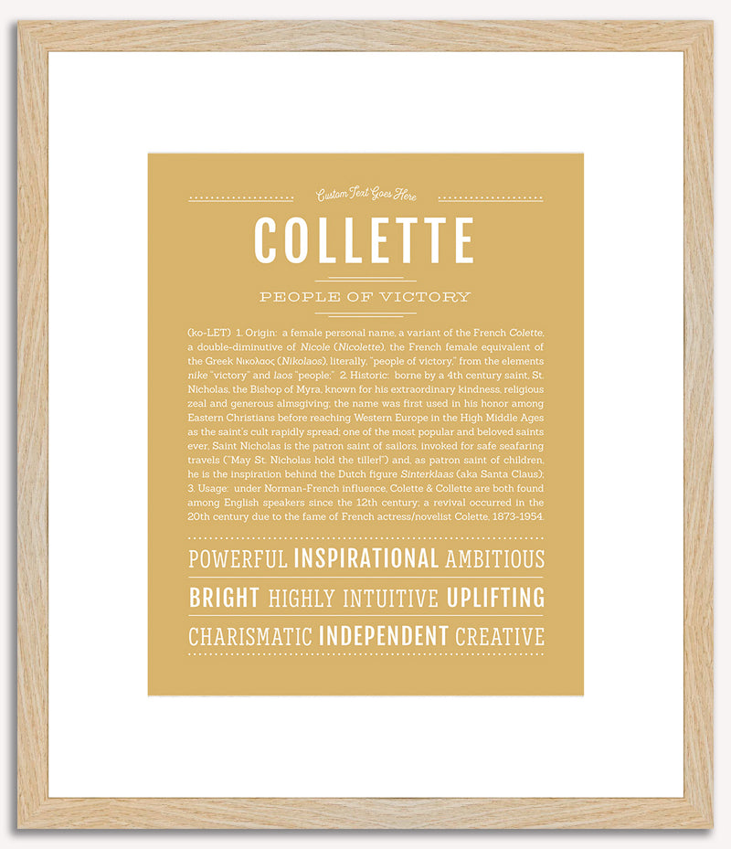 Collette | Name Art Print