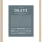 Collette | Name Art Print