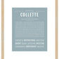 Collette | Name Art Print