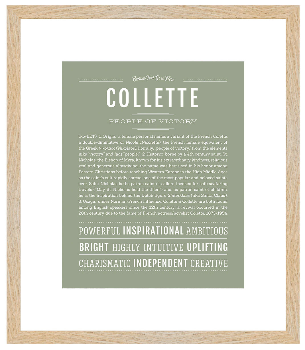 Collette | Name Art Print