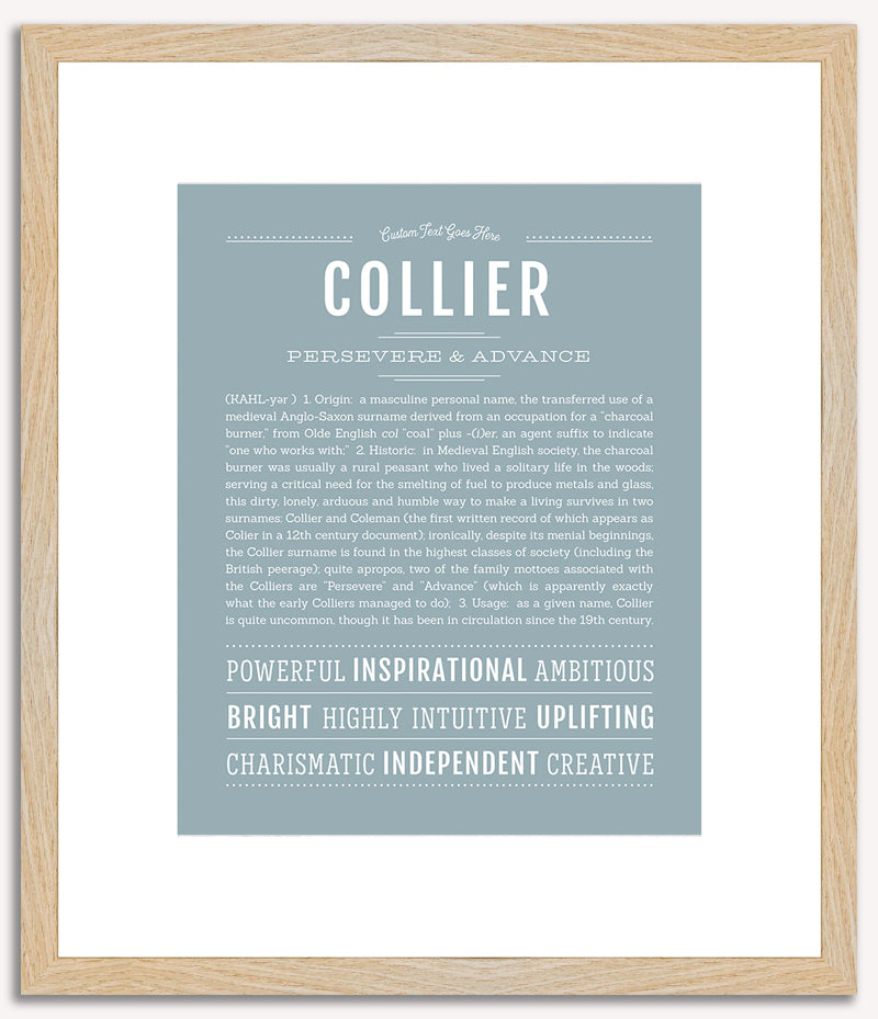 Collier | Name Art Print